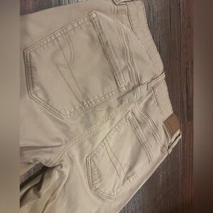 American Eagle Outfitters Khaki Super Stretch Pants